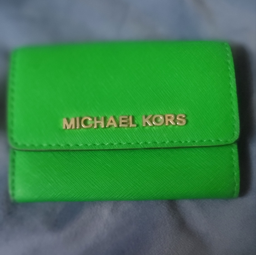 Michael Kors Women's Green Wallet